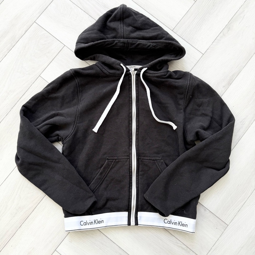🖤 Calvin Klein UO Shoreline Women's Black Logo Hoodie - Picture 3 of 8